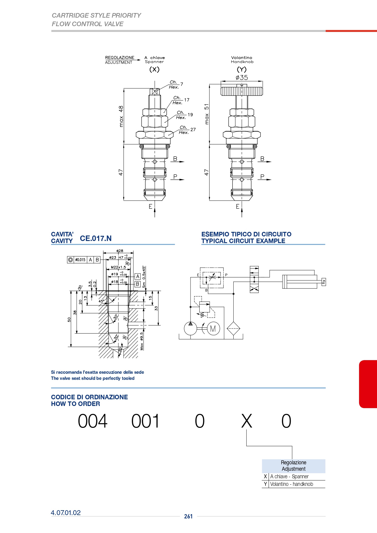Картридж клапана VST-T-20-004.067.OXO Картридж клапана VST-T-20-004.067.OXO