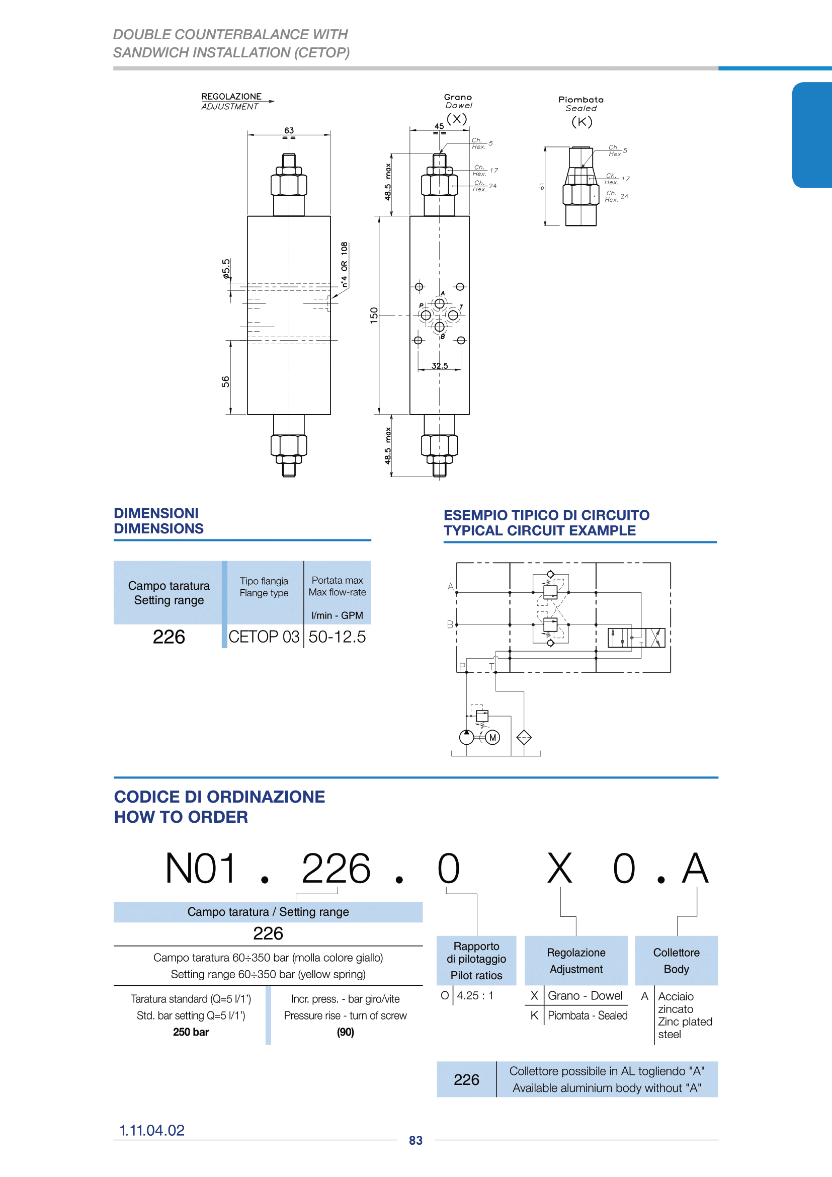 Клапан одностороннего действия OWC-SE-L6-N01.228.DKO.A Клапан одностороннего действия OWC-SE-L6-N01.228.DKO.A