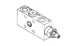 Клапан тормозной MBSN-040-AANP-04-G14-N350 (Гидроклапан MB000105)