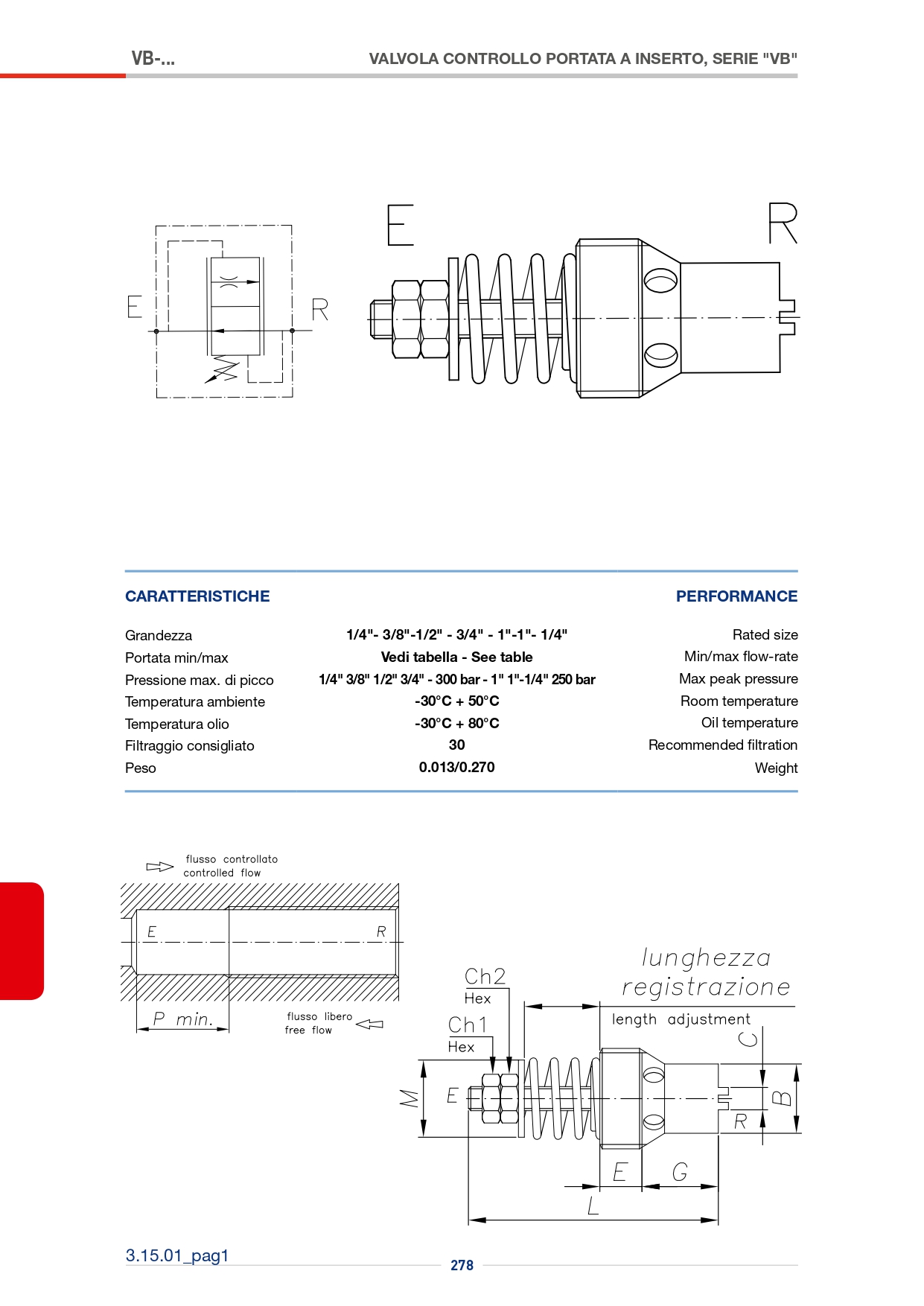 Клапан вставной VBC-12MF-001.037.EOO Клапан вставной VBC-12MF-001.037.EOO