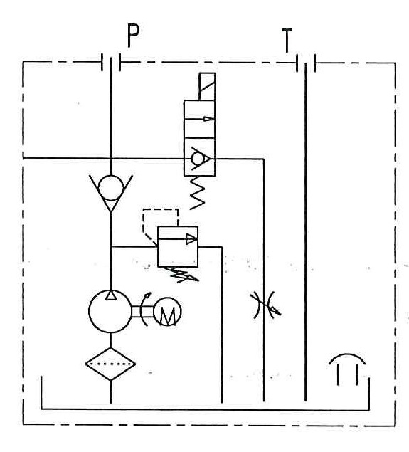 Станция насосная гидравлическая TDDL-00-1003-AC6-0110-00001 Станция насосная гидравлическая TDDL-00-1003-AC6-0110-00001